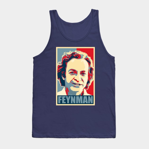 Richard Feynman Tank Top by Nerd_art
